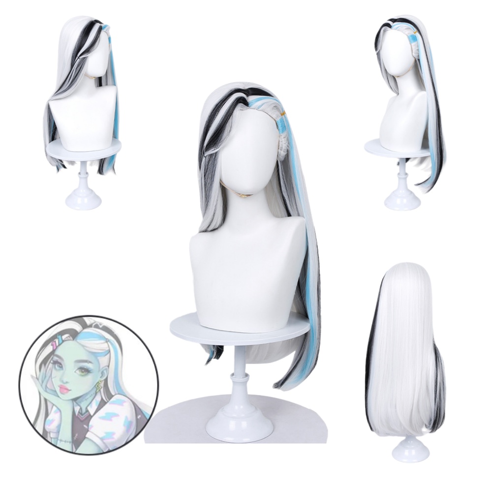 Wig Fiber Net - Perruque de cosplay Anime Frankie Stein,
