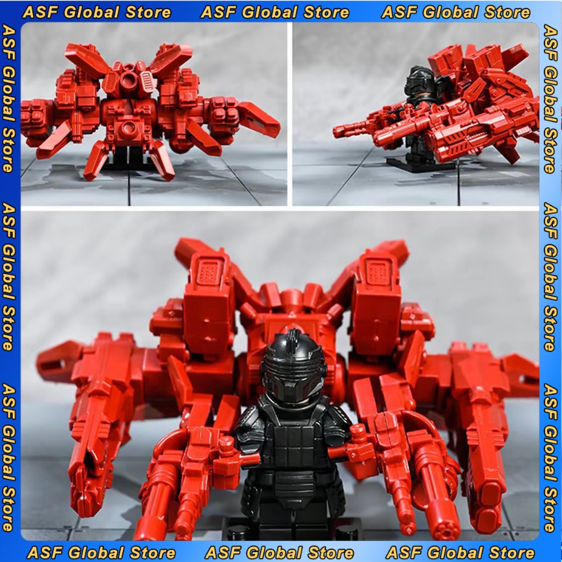 Cosplay Prop Building - Figurine d'action PUBG Anime Mecha motorisée,
