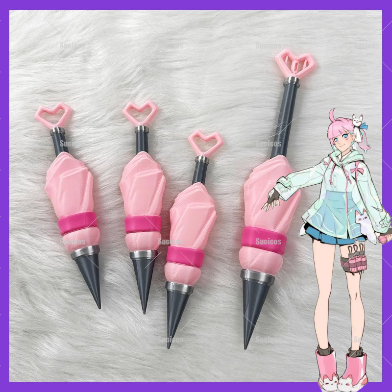 Cosplay Prop Foam - 2025 jeu Kiriko Kunai Cosplay rose