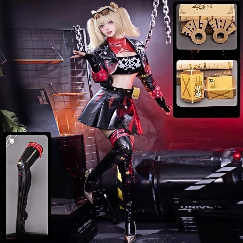 Burnice Cosplay Prop - Jeu Zenless Zone zéro Burnice Whita