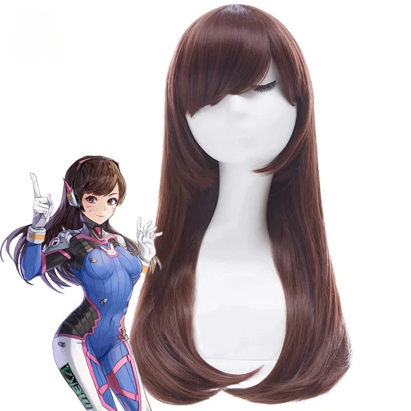 Dva Cosplay Prop - Jeu ROLECOS OW D.VA Cosplay perruque