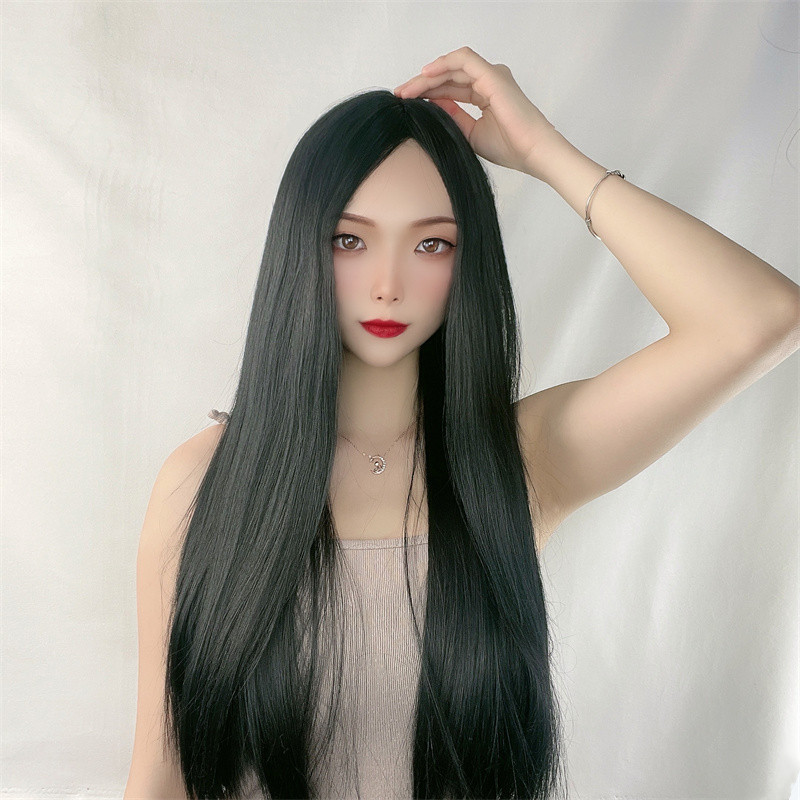 Wig Fiber Net - Perruque longue et droite pour femmes