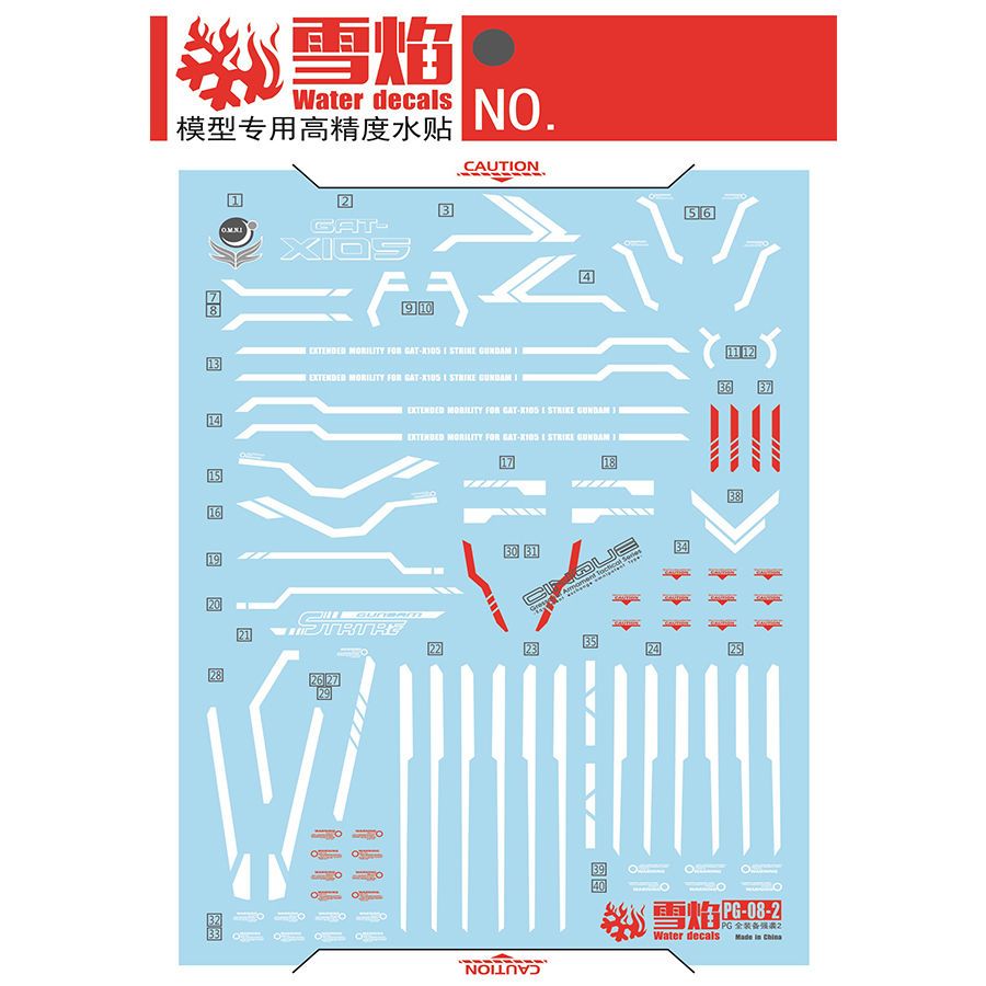 Autocollants fluorescents Snow - Bandai Gundam Hg avis et prix