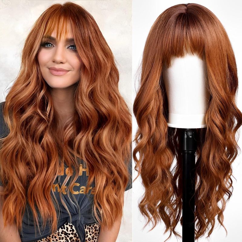 Perruque longue et droite avec - Wig Fiber Net avis et prix